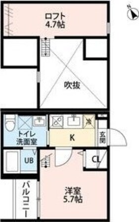 Maison　Far　小本(メゾンファルコモトの物件間取画像